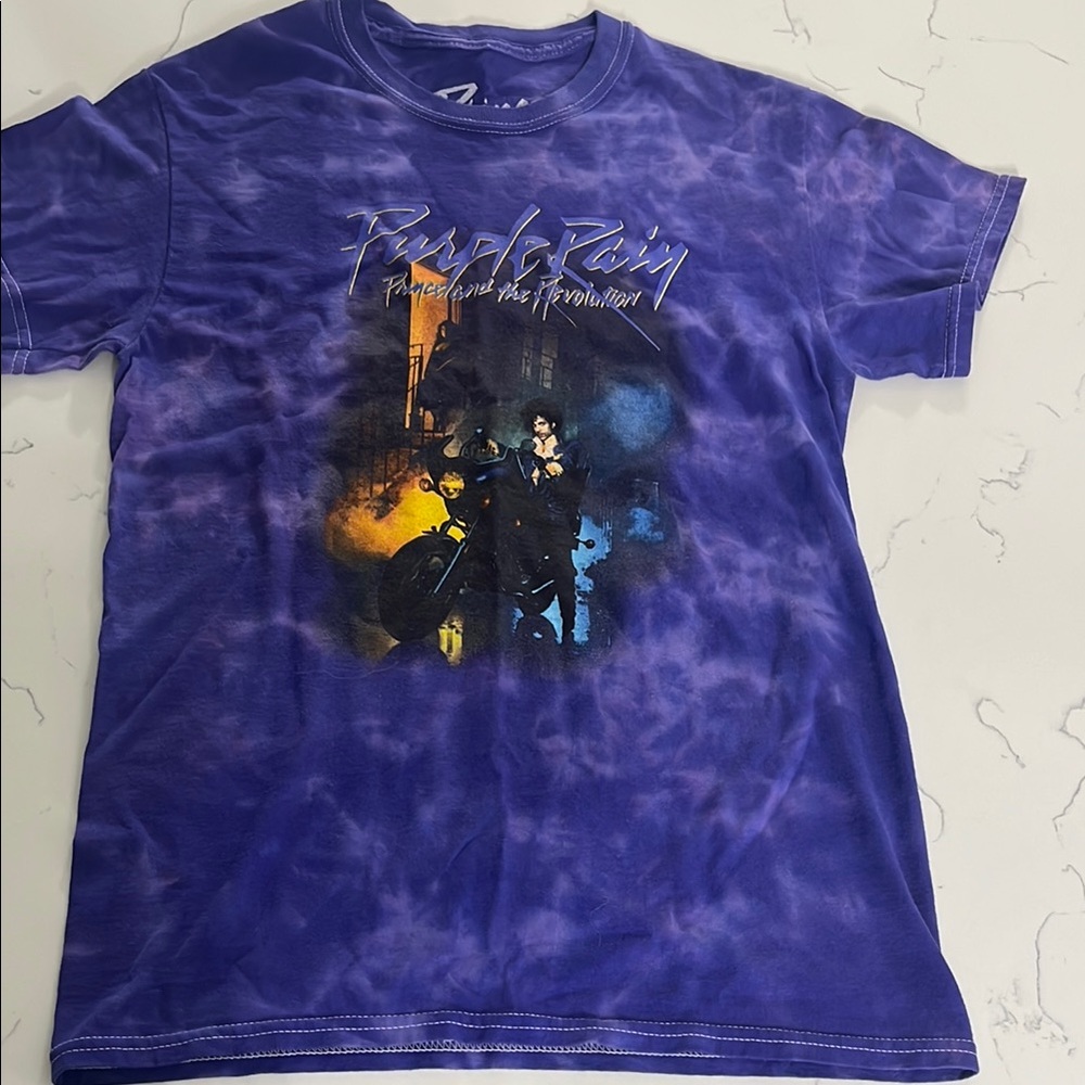 Purple Tie-Dye Graphic T-Shirt